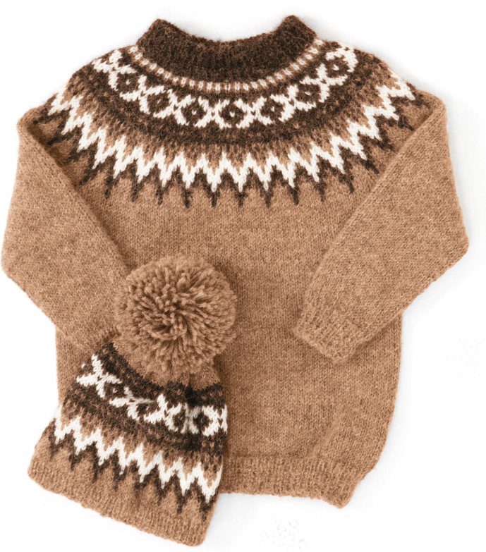 Dale GarnRallar jumper & Beanie