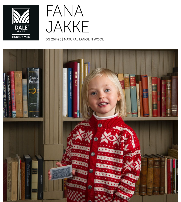 Dale GarnFana jakke barn rød