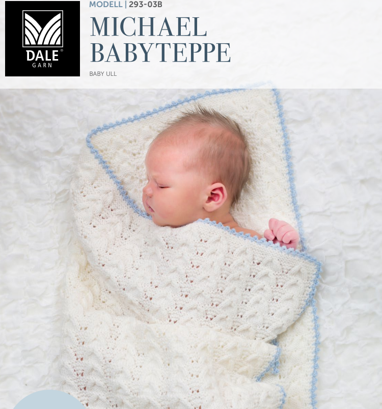 Sanne FjallandMichael Babyteppe strikkepakke i Babyull