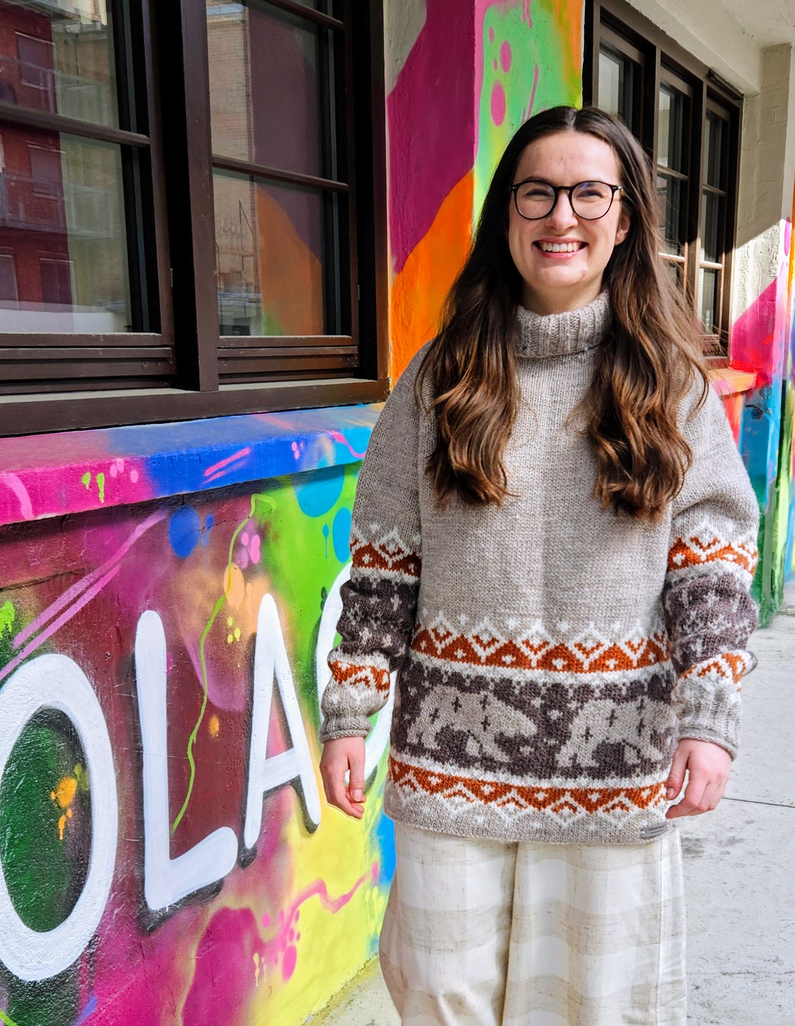 Linka  NeumannKvitebjørn med 4 farger garnpakke i Older