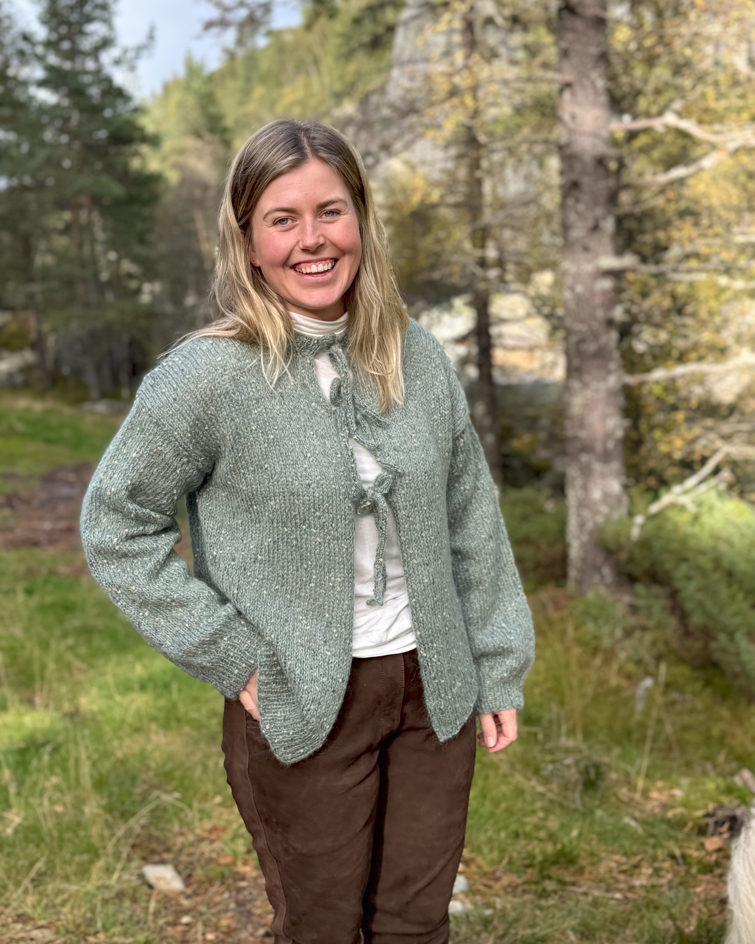 Ane Kydland ThomassenCord Jakke i Multi Popkorn