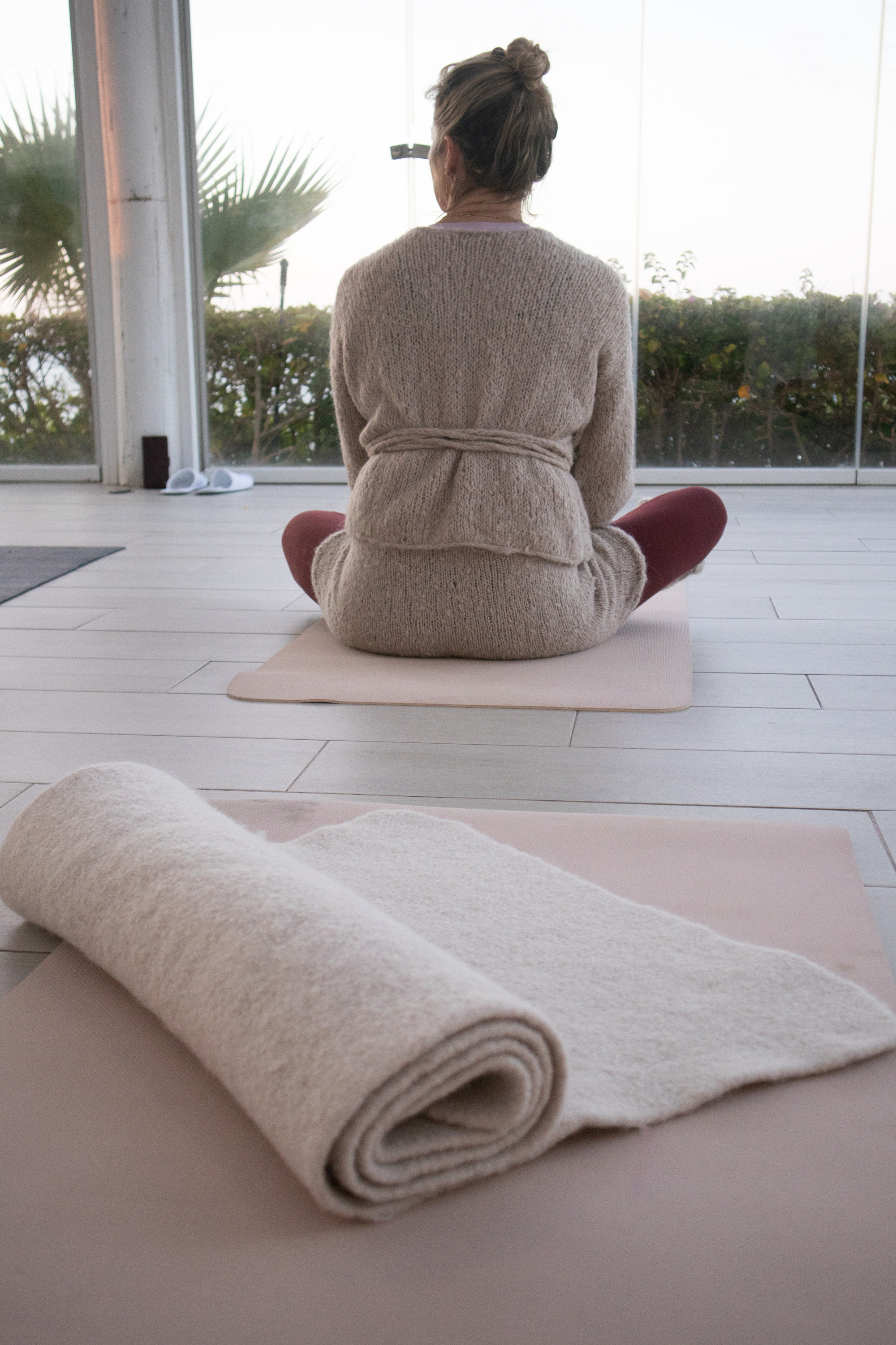 Ane Kydland ThomassenLotus Yogamatte