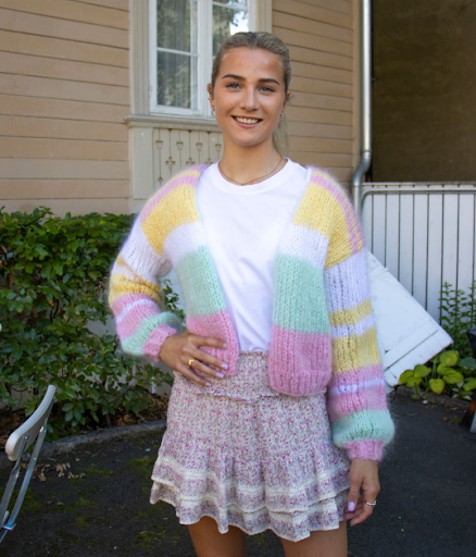 Mari Kalberg SkjævelandKort Phasian Cardigan