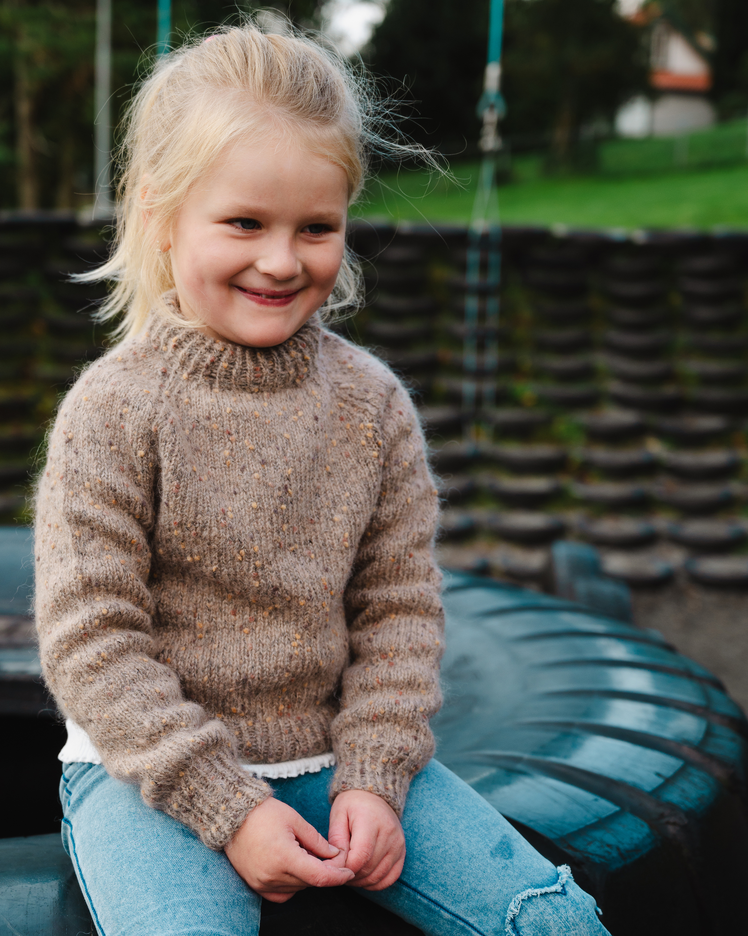 Brit Frafjord ØrstavikUltimate Genser i Multi Popkorn