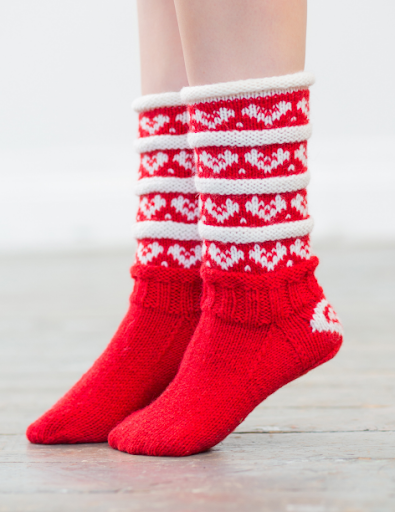 Berit Løkken for Hillesvåg UllvarefabrikkJulesokker