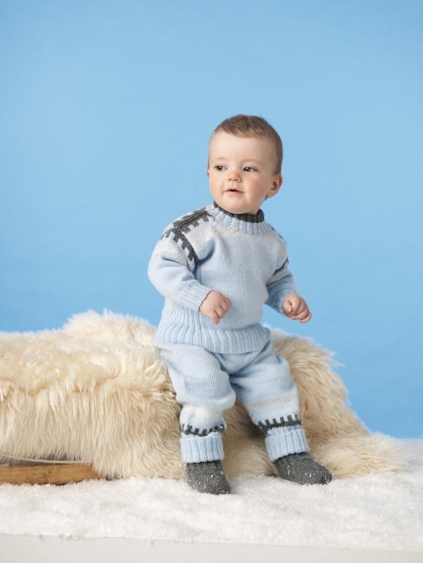 Kristina HjeldeVancouver 2010 babysett genser og bukse - DG 213-19