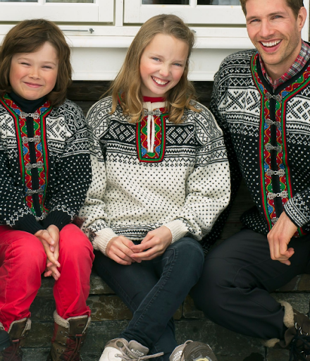 Dale GarnSetesdal Genser m/bånd til barn