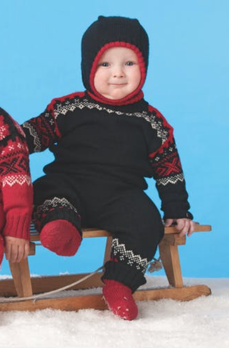 Kristina Hjelde Vancouver 2010 Babysett hjelmlue og votter 